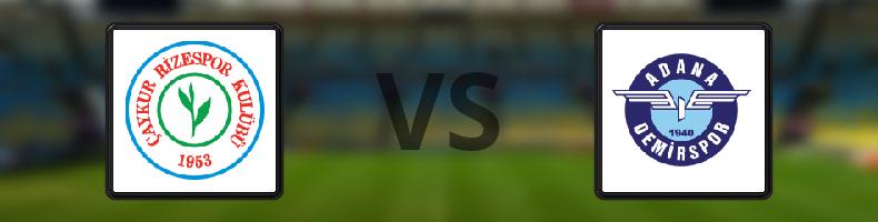 Çaykur Rizespor - Adana Demirspor odds, speltips, resultat i Süper Lig