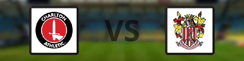 Charlton - Stevenage odds, speltips, resultat i League One