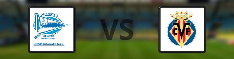 Alaves - Villarreal odds, speltips, resultat i La Liga