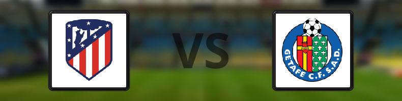 Atlético Madrid - Getafe odds, speltips, resultat i La Liga