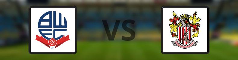 Bolton - Stevenage odds, speltips, resultat i League One