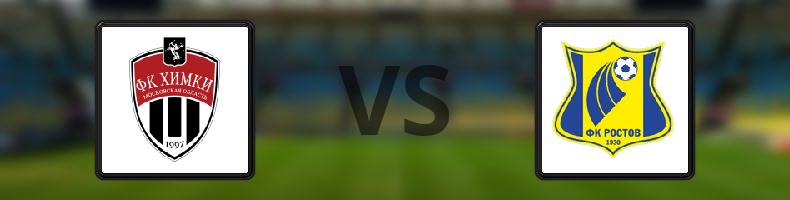 FK Khimki - Rostov odds, speltips, resultat i Ryska Premier League