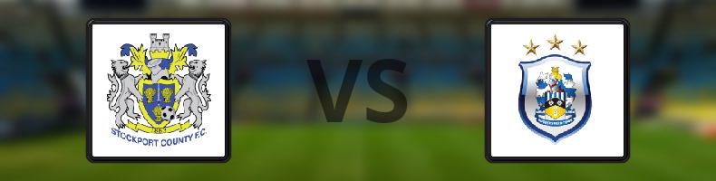 Stockport - Huddersfield odds, speltips, resultat i League One