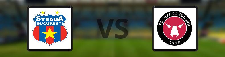 Steaua Bukarest - Midtjylland odds, speltips, resultat i Europa League