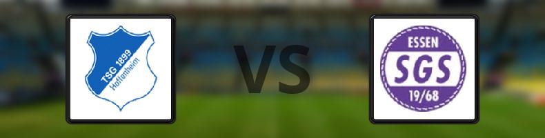 TSG 1899 Hoffenheim - SGS Essen odds, speltips, resultat i Bundesliga damer