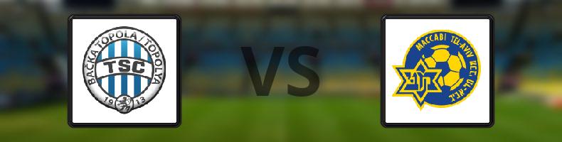 TSC Backa Topola - Maccabi Tel Aviv odds, speltips, resultat i Europa League