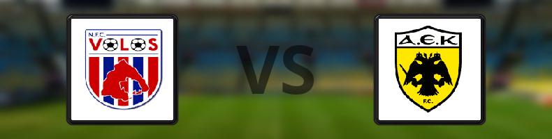 Volos FC - AEK Aten odds, speltips, resultat i Grekiska Superligan