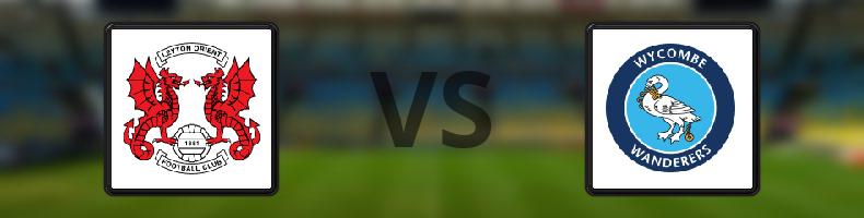 Leyton Orient - Wycombe odds, speltips, resultat i League One