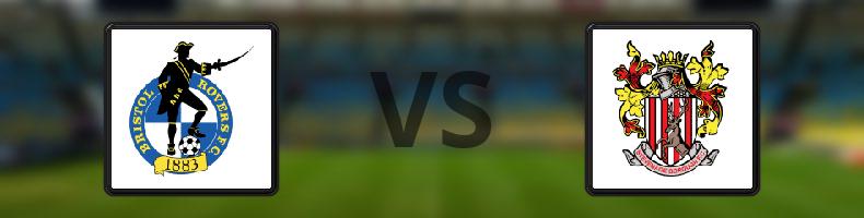 Bristol Rovers - Stevenage odds, speltips, resultat i League One