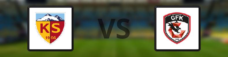 Kayserispor - Gazişehir Gaziantep odds, speltips, resultat i Süper Lig