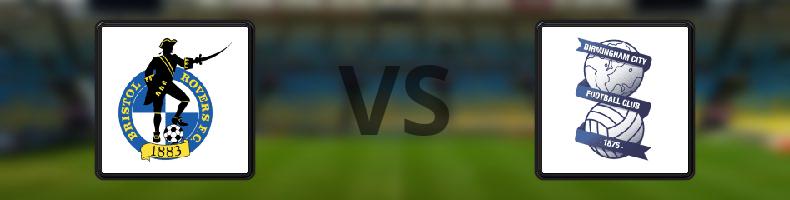 Bristol Rovers - Birmingham odds, speltips, resultat i League One