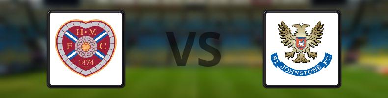 Hearts - St Johnstone odds, speltips, resultat i Skotska Premiership