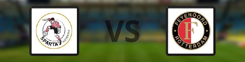 Sparta Rotterdam - Feyenoord odds, speltips, resultat i Eredivisie