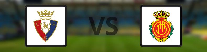 Osasuna - Mallorca odds, speltips, resultat i La Liga