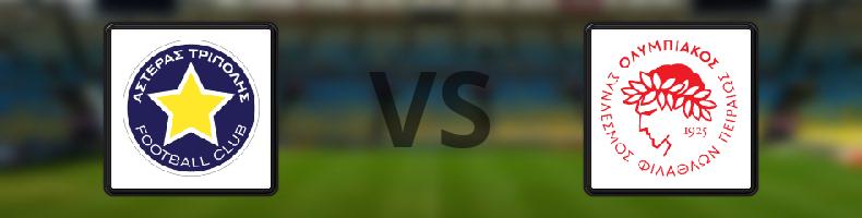 Asteras Tripolis - Olympiakos odds, speltips, resultat i Grekiska Superligan