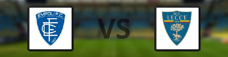 Empoli - Lecce odds, speltips, resultat i Serie A