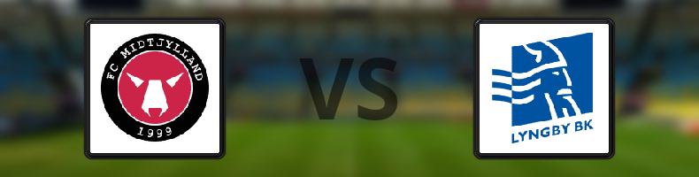 Midtjylland - Lyngby odds, speltips, resultat i Superligaen