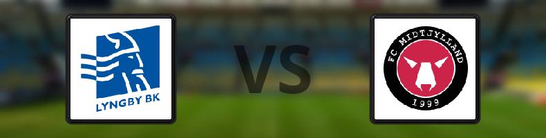 Lyngby - Midtjylland odds, speltips, resultat i Superligaen