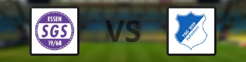 SGS Essen - TSG 1899 Hoffenheim odds, speltips, resultat i Bundesliga damer