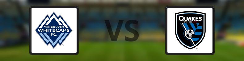 Vancouver Whitecaps - San Jose Earthquakes odds, speltips, resultat i MLS