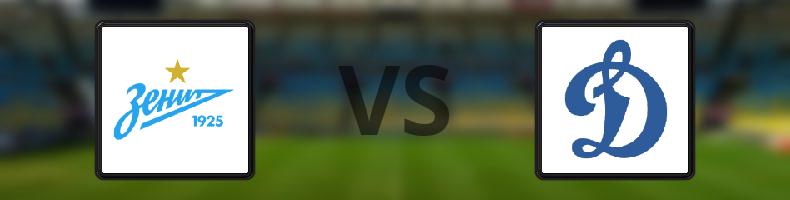 Zenit - Dynamo Moskva odds, speltips, resultat i Ryska Premier League