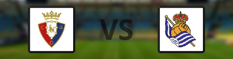 Osasuna - Real Sociedad odds, speltips, resultat i La Liga