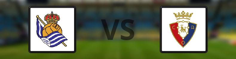 Real Sociedad - Osasuna odds, speltips, resultat i La Liga