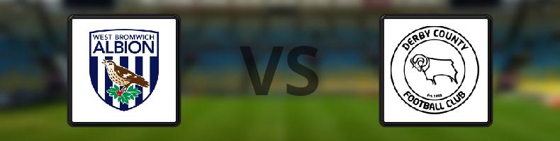 West Bromwich - Derby County FC odds, speltips, resultat i EFL Championship