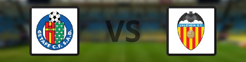 Getafe - Valencia odds, speltips, resultat i La Liga