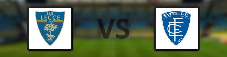 Lecce - Empoli odds, speltips, resultat i Serie A