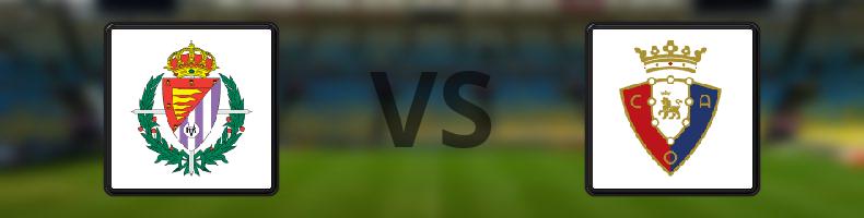 Valladolid - Osasuna odds, speltips, resultat i La Liga