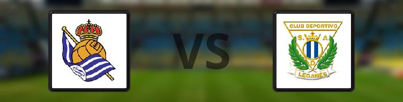 Real Sociedad - Leganés odds, speltips, resultat i La Liga