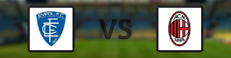 Empoli - Milan odds, speltips, resultat i Serie A