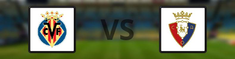 Villarreal - Osasuna odds, speltips, resultat i La Liga