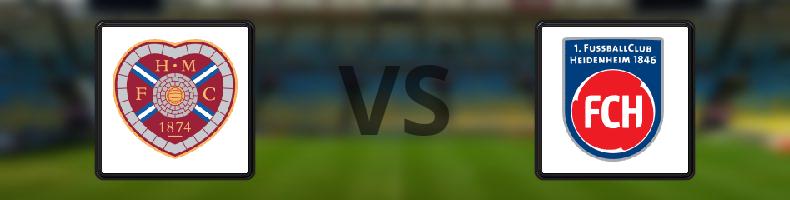 Hearts - FC Heidenheim odds, speltips, resultat i Europa Conference League