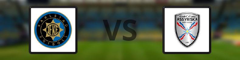 IF Karlstad Fotboll - Assyriska odds, speltips, resultat i Division 1