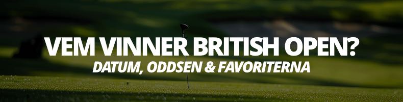 Vem vinner British Open 2024 - odds, datum & favoriterna