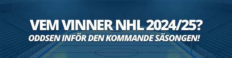 Vem vinner NHL 2024/25? Kolla in oddsen