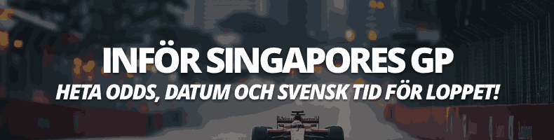 Inför Singapores GP 2024 - odds, datum, speltips