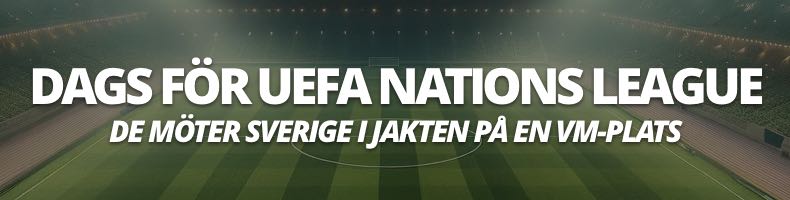 UEFA Nations League inför 2024/25 - Så går det för Sverige