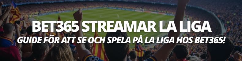 Så ser du La Liga live stream hos bet365