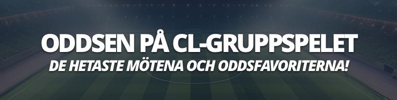 Champions League-gruppspelet odds 2024