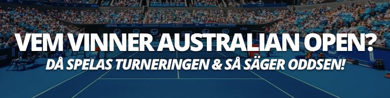 Vem vinner Australian Open 2025? Så säger oddsen