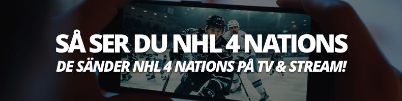 NHL 4 Nations på tv & stream