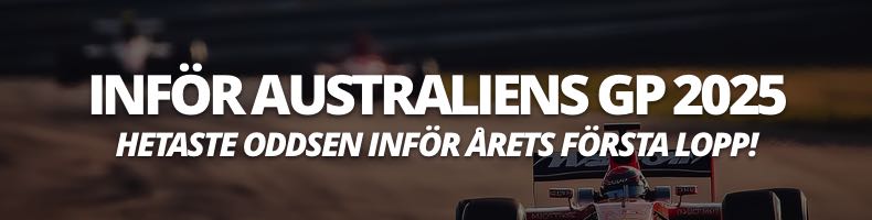 Vem vinner Australiens GP 2025? Kolla in oddsen