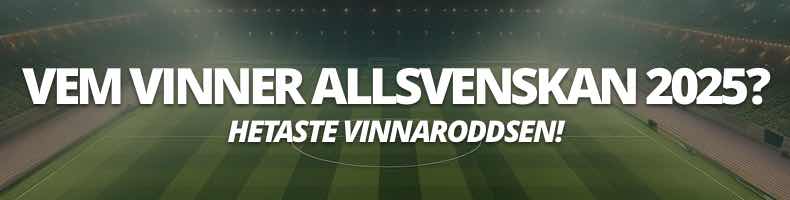 Vem vinner Allsvenskan 2025 - så slutar det enligt oddsen!