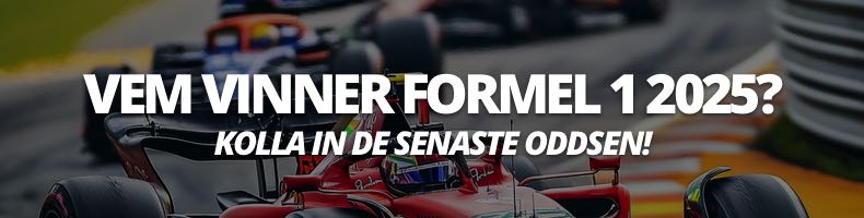 Vem vinner formel 1 2025? Senaste oddsen